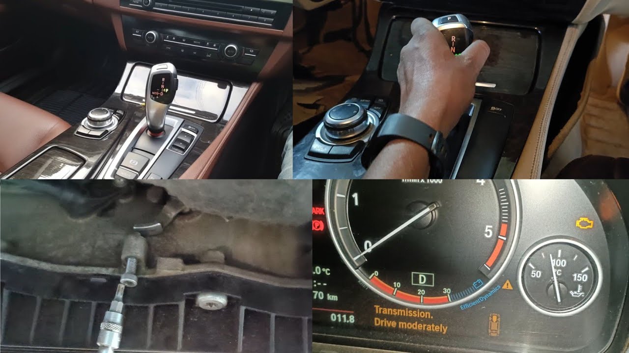 How to manually Shift Auto Transmission Gear BMW Electronic Gear Lever