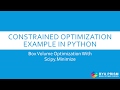 Python Scipy Optimization Example: Constrained Box Volume