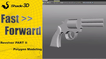 Shade 3D Revolver modeling - PART 2