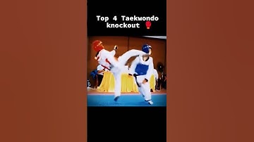 Top 4 Taekwondo knockout kick 🔥☠️ #taekwondo #knockout #martialarts #karatekid  #kick #kickboxing