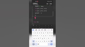 C Program to Print Star Pattern - codingtutorial #c_programming_pattern