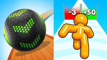 Tall Man Run vs Going Balls - All Levels Gameplay Walkthrough NEW APK UPDATE Android iOS