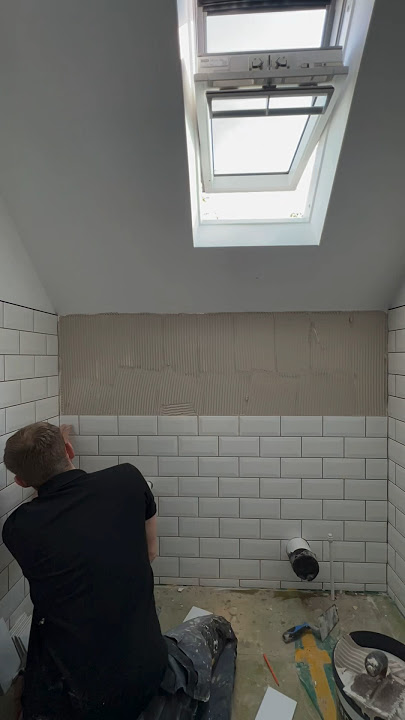 Wall tiling metro style!