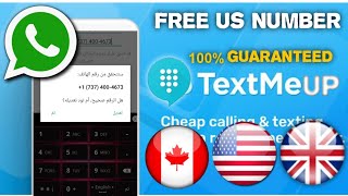 Activate WhatsApp with an American number from the TextMe UP App screenshot 4