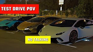 lamborghini huracan performante 2018 POV Test Drive (NIGHT)!