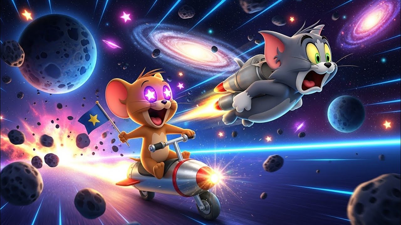 Tom & Jerry: Volcano Escape Chase! Hot Lava, Big Laughs & Crazy Fun