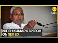 Indian opposition leader Nitish Kumar&#39;s bizarre speech | WION