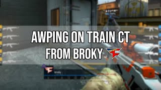 How To Awp On Train Ct Side - Broky