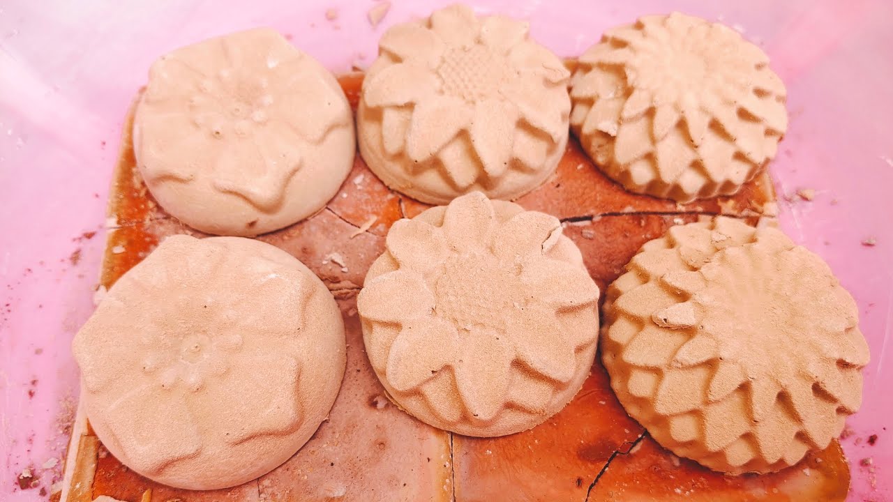 Sand flowers Crush || ASMR satisfying crush 