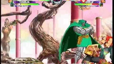 MvC2 Online (360): Brett (Cha/Storm/Doom) vs Josh 360 (Cha/Jug/Bis) 14 .:7.28.10:.