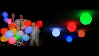 GLOBOS CON LUZ LED