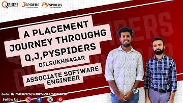 A Placement Journey Through Q,J,PySpiders Dilsukhnagar |  4.8 LPA | Associate Software Engineer |