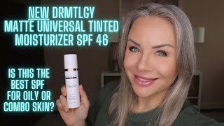 NEW DRMTLGY Matte Universal Tinted Moisturizer SPF 46 - Tested on OILY skin! screenshot 5