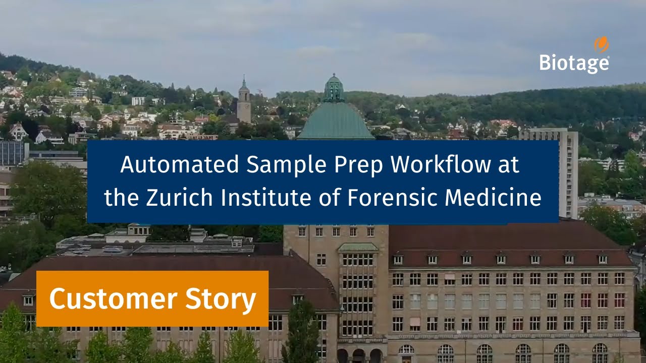 Automated Sample Prep Workflow at the Zurich Institute of Forensic Medicine