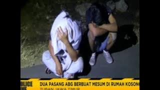 Dua Pasang ABG Digrebek Warga Saat Mencoba Mesum - Police Line 27/07