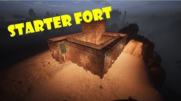 Starter Fort Build Conan exiles (Speed Build)