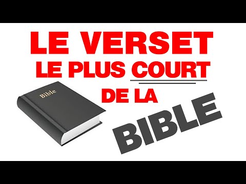 Vidéo: Où est le verset le plus long de la Bible ?