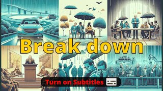 break down meaning
