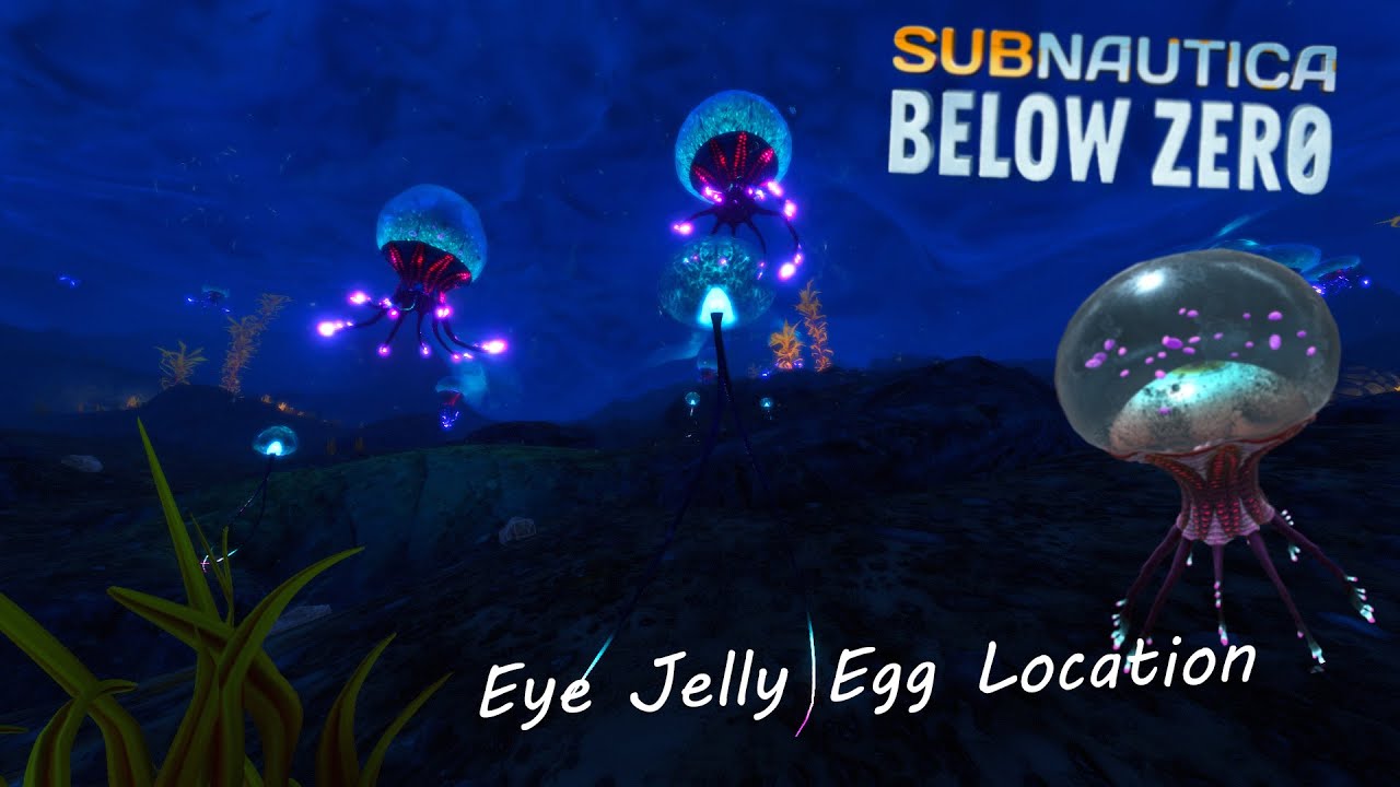 EyeJelly Egg location. Subnautica Below Zero YouTube