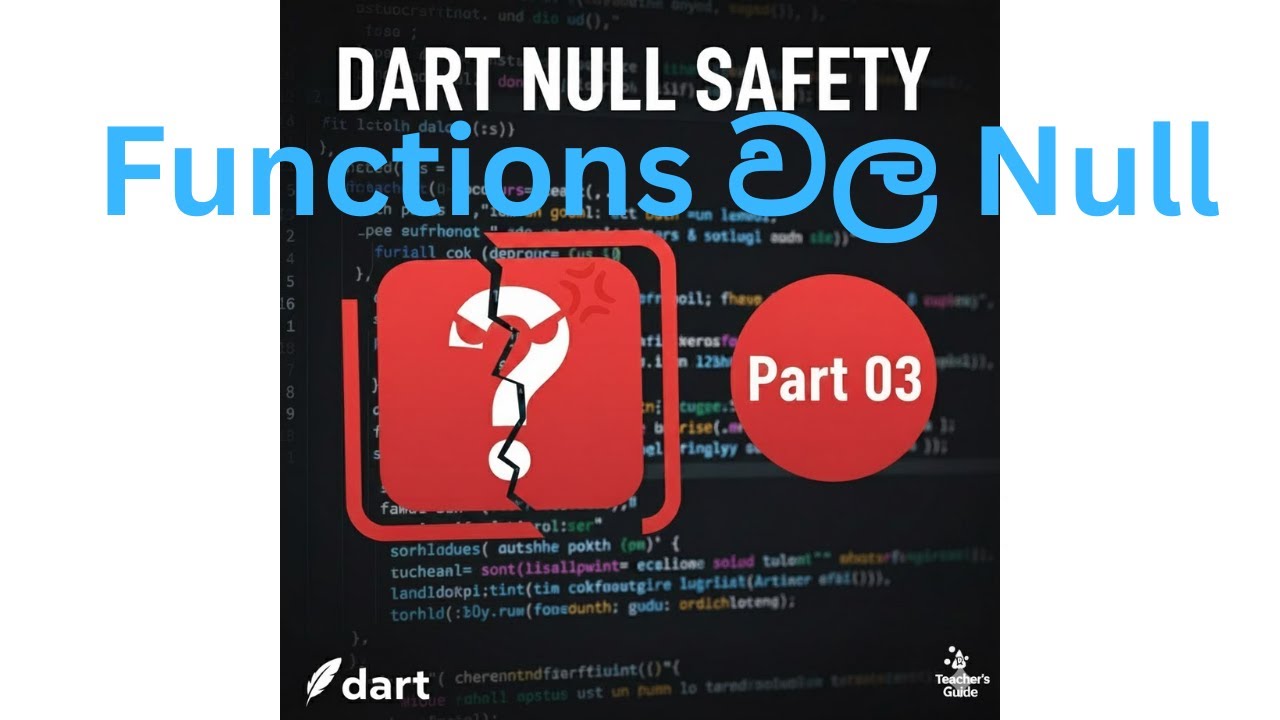 20) Dart Functions Part 3: Nullable Return Types & Optional Parameters ...