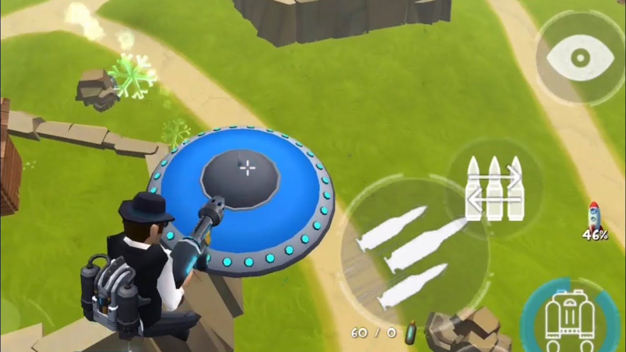 Rocket Royale JEFF DESTROYS UFO EVENT FINALLY WITH NEW ALIEN GUN - Android Gameplay 