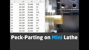 Generating Lathe G-Code in Excel