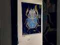 Картина из страз Swarovski жук скарабей #artsale #artwork #luxart #картиныназаказ