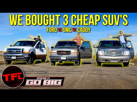 Under $10K: We Buy Three Giant SUVs That Are Complete Crap - But Which One Is The Worst?