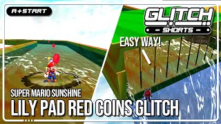 The Easy Glitch Way To Do Lily Pad Red Coins - Glitch Shorts (Super Mario Sunshine Glitch)