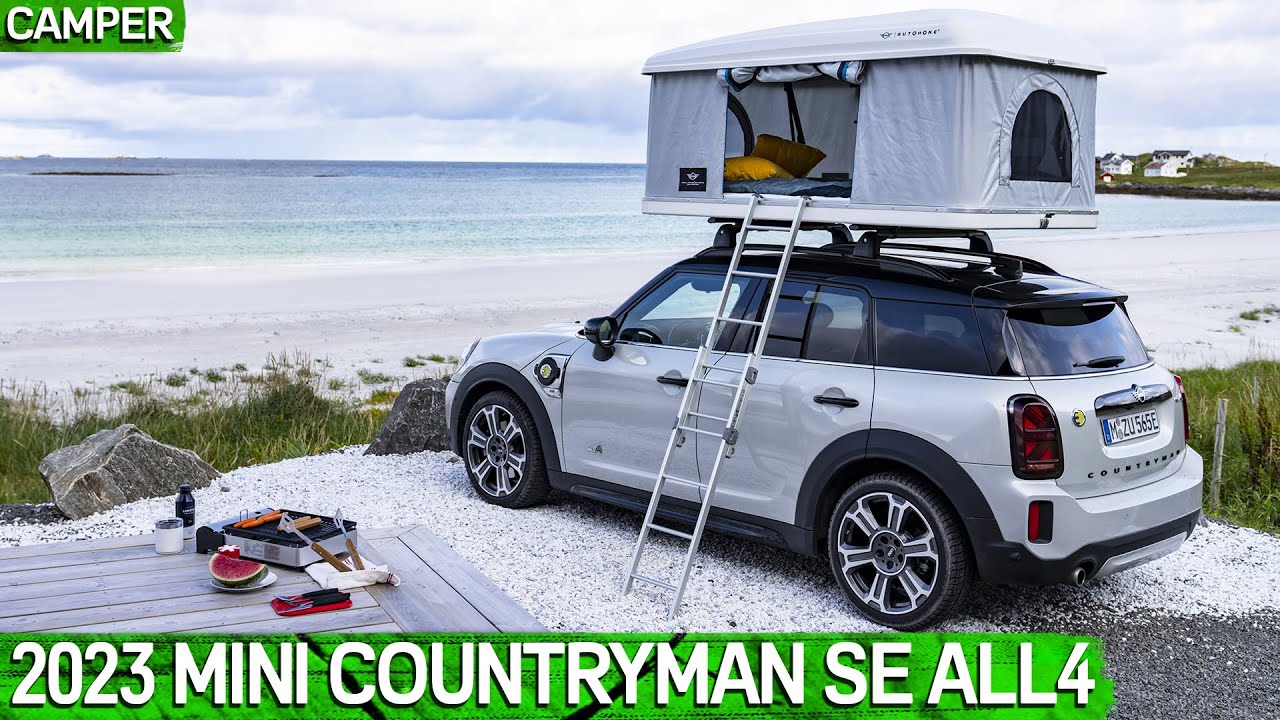 El Mini Countryman ALL4 se transforma en un camper con esta tienda de  campaña plegable - Autofácil