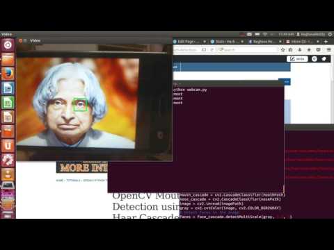 Eye Detection in openCV Python Using a Webcam