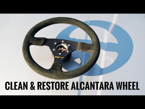 How to clean & restore alcantara / suede steering wheel