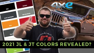 Jeep News & Rumors | Insane 2021 Jeep JL & Gladiator Colors Revealed
