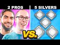 2 Pros vs 5 Silvers (Impossible VALORANT Challenge)