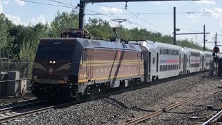 NJT and Amtrak PM Rush Hour at Secaucus Junction Featuring Lots of Notable Power 8/2/22