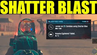 How to 'destroy armor on 25 zombies using shatter blast ammo mod' MWZ | Blasted mission guide