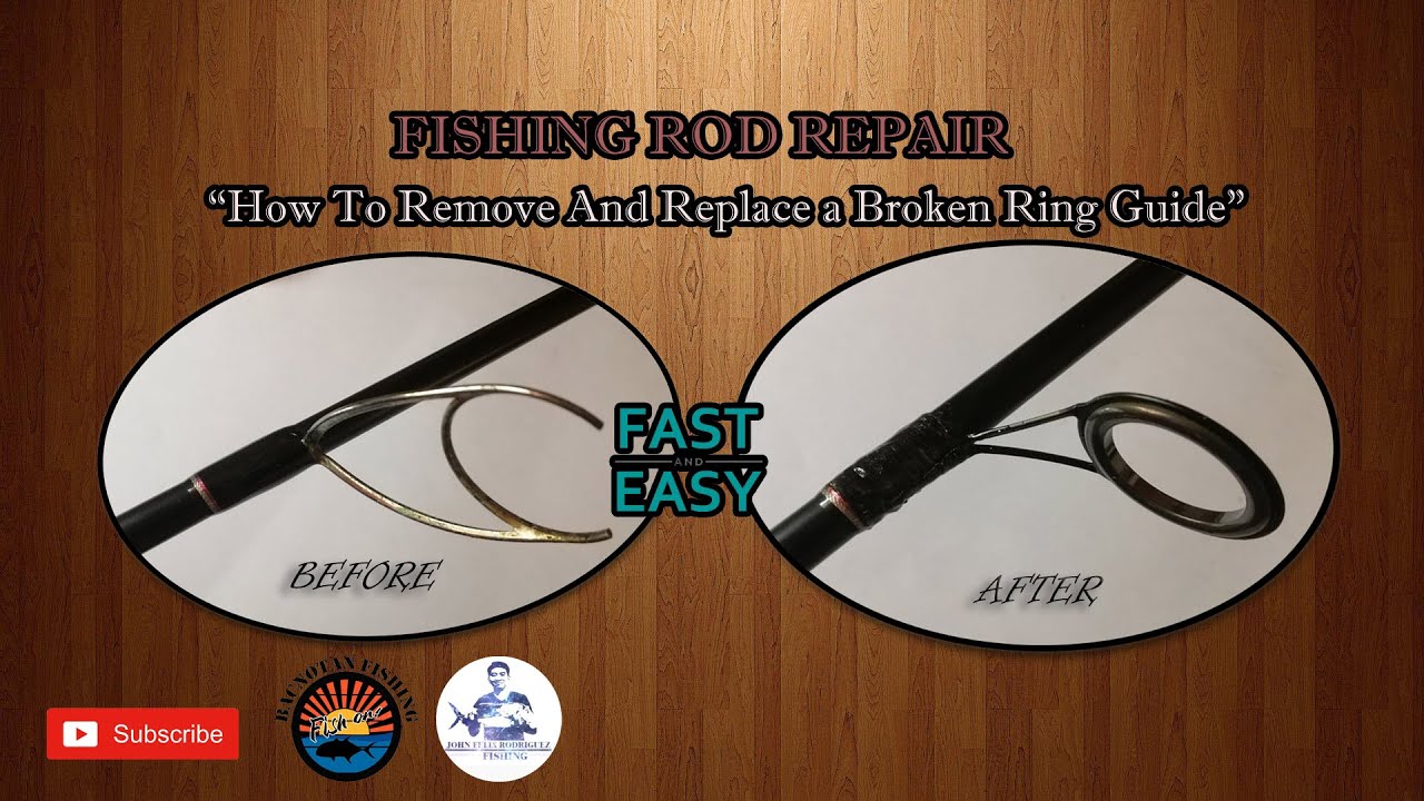 Fishing Rod Repair  How To Fix a Broken Ring Guide 