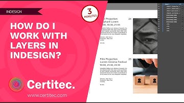 How do I work with layers in InDesign?