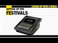 Locked up with a digico compilation festival set up