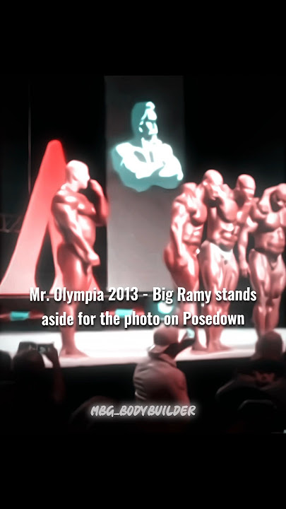 Kai Greene's attitude with Big Ramy 😯 #bodybuilder #mrolympia #attitude #gymedit #shorts