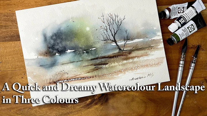 A Quick and Dreamy Watercolour Landscape in Three ...