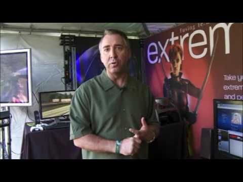 AMD backstage demos at the Austin City Limits Fest...