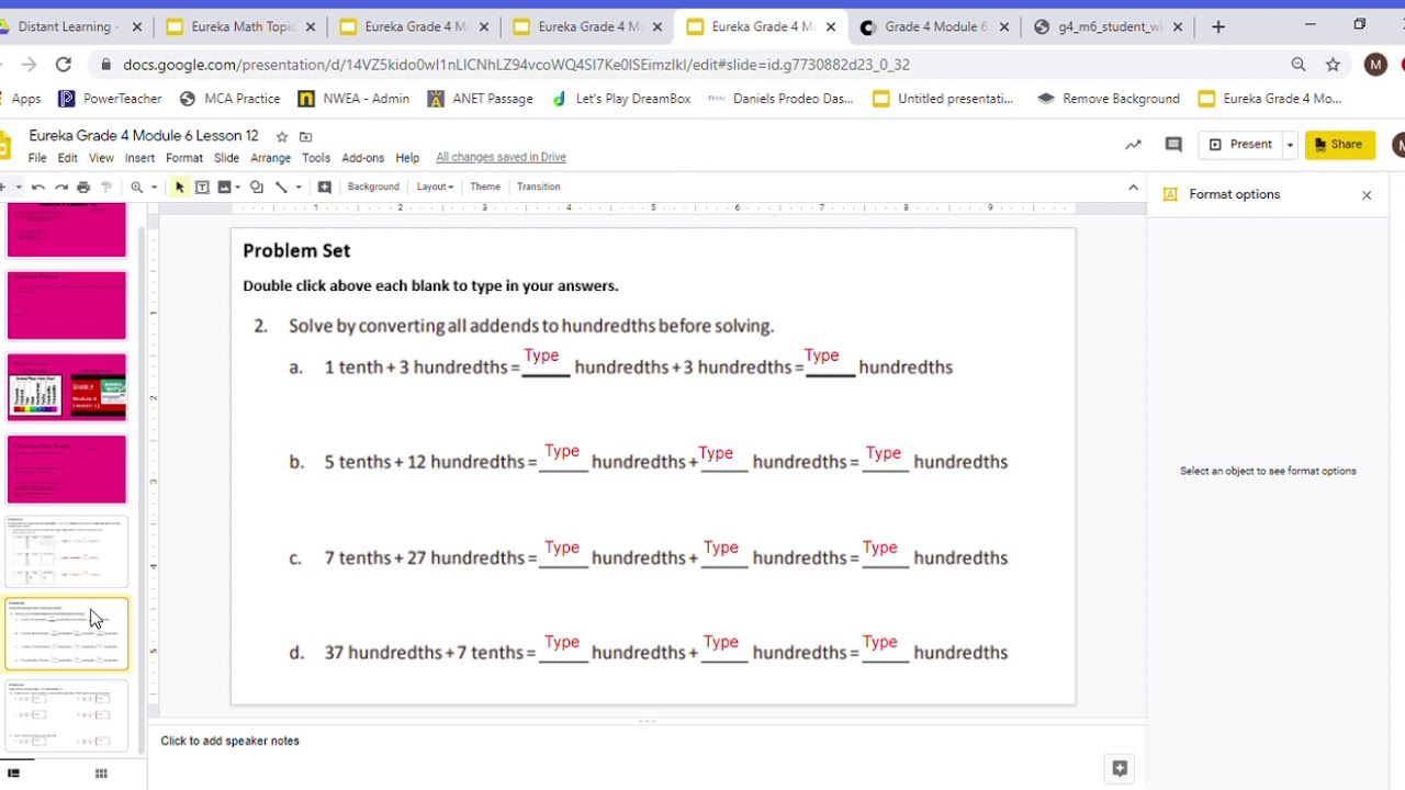 Eureka Grade 4 Module 6 Lesson 12 Problem Set - YouTube