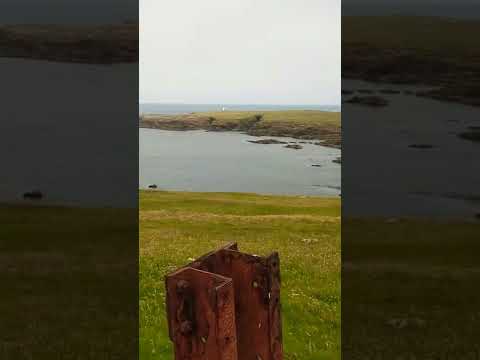 The edge of Shetland Island.