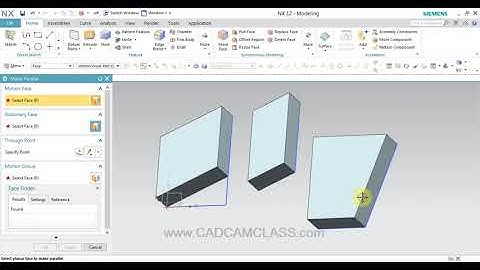 NX   MAKE PARALLEL COMMAND IN NX