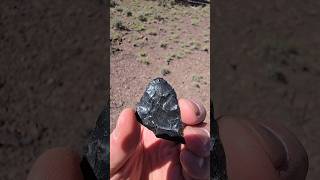 Prehistoric Artifacts In The High Desert - Obsidian Spearpoint/Knife?
