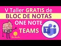 Cómo usar Blog de Notas en Teams # V Taller de Teams Cerebrote