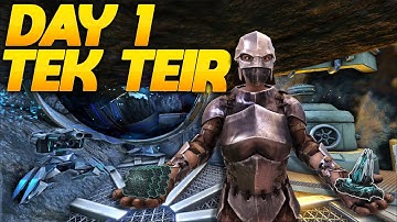 UPGRADING The Most Hidden RATHOLE To Tek On The Most Populated Server Day 1 - ARK