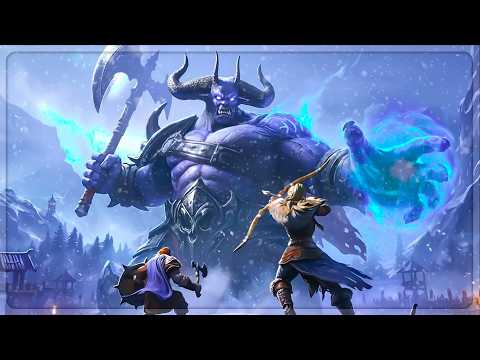 I Built My VIKING EMPIRE To Battle ENDLESS GIGANTIC Monsters in Hordeguard
