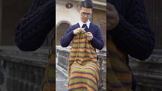 From colorful yarn to a finished sweater.#sweaterknitting #knittersofinstagram #sweater #毛衣小哥